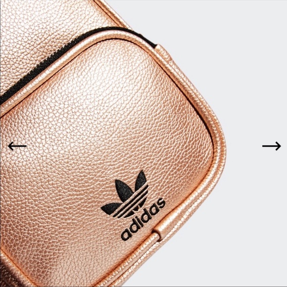 Adidas Rose Gold/Black Mini Backpack NWT - Picture 5 of 7